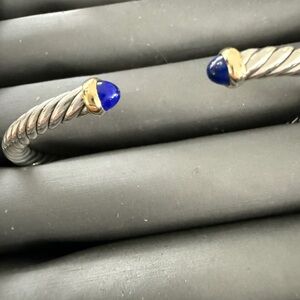 David Yurman flex new size medium cobalt authentic 14k